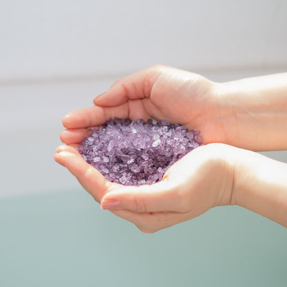 Crystal bath salt amethyst (lavender scent)