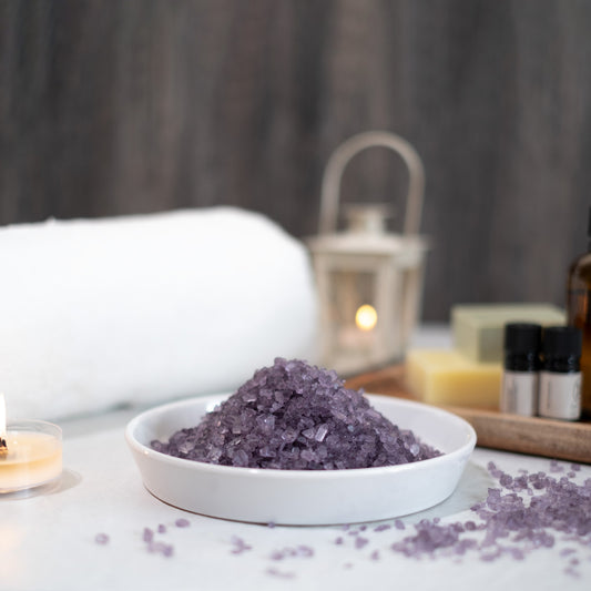 Crystal bath salt amethyst (lavender scent)